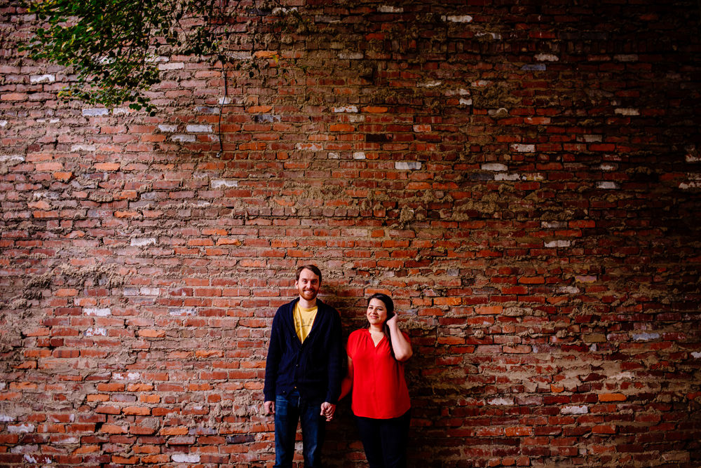 downtown charleston west virginia engagement session