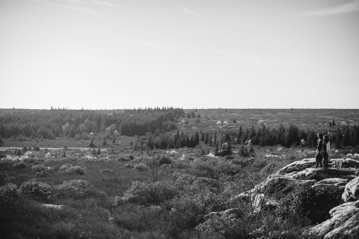 dolly sods wilderness west virginia black and white family portraits