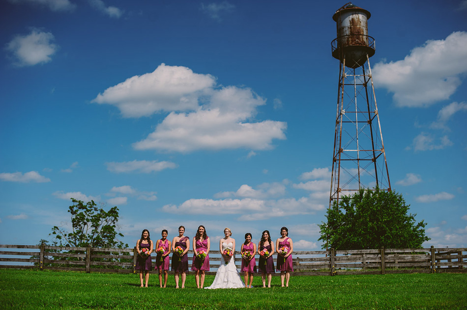 wedding photography bridesmaids in purple dresses