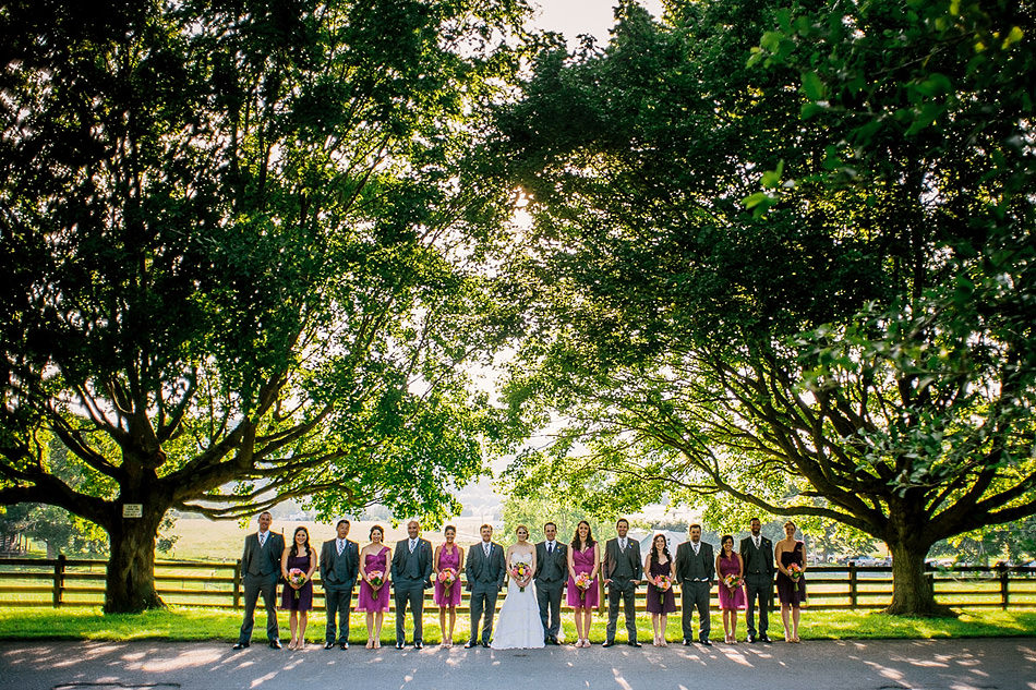 creative wedding party portrait by pittsburgh photographers the oberports
