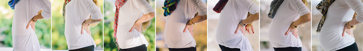 month by month maternity pregnancy bump photos