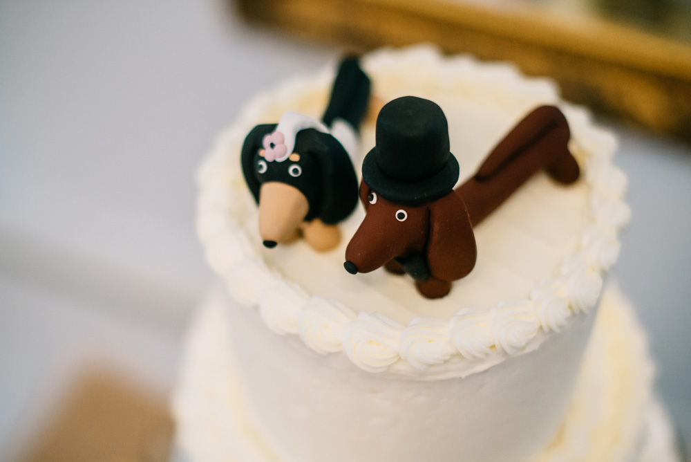 wiener dog cake toppers