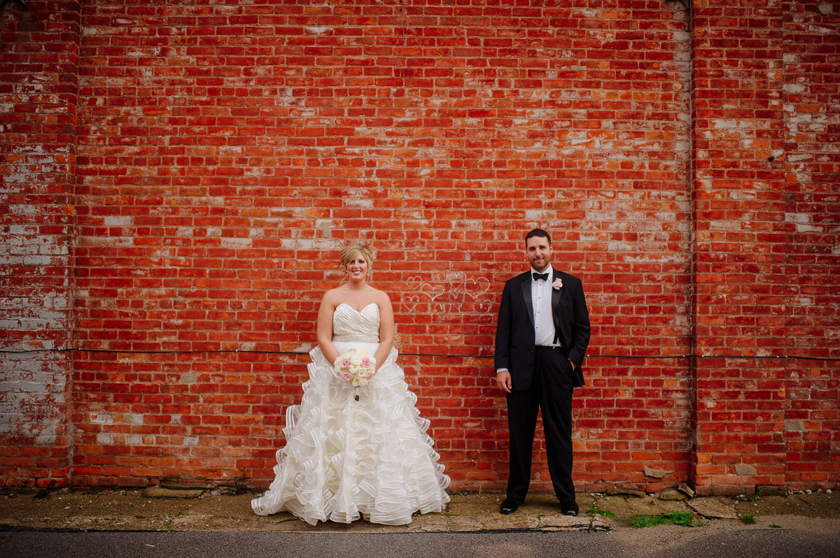 timeless bride and groom portrait