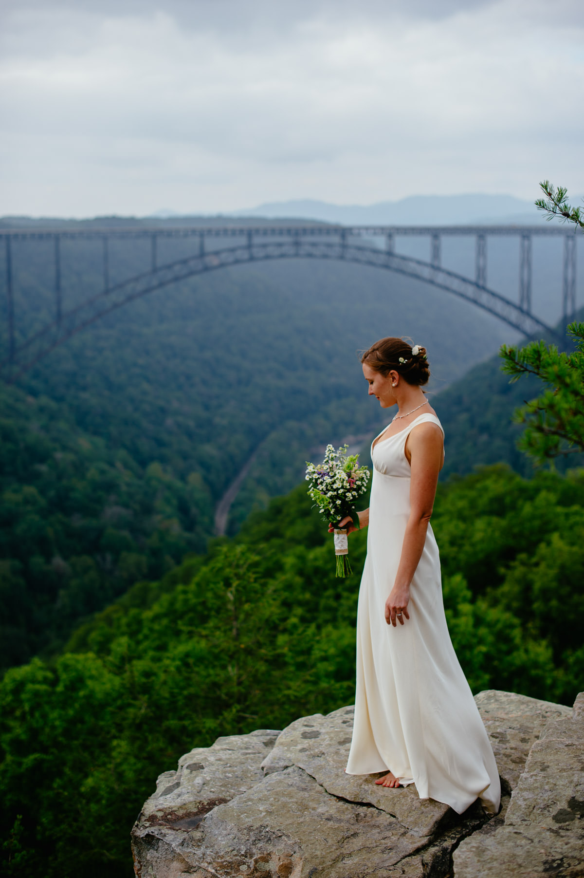 long point trail overlook photo by artistic wv wedding photographer the oberports