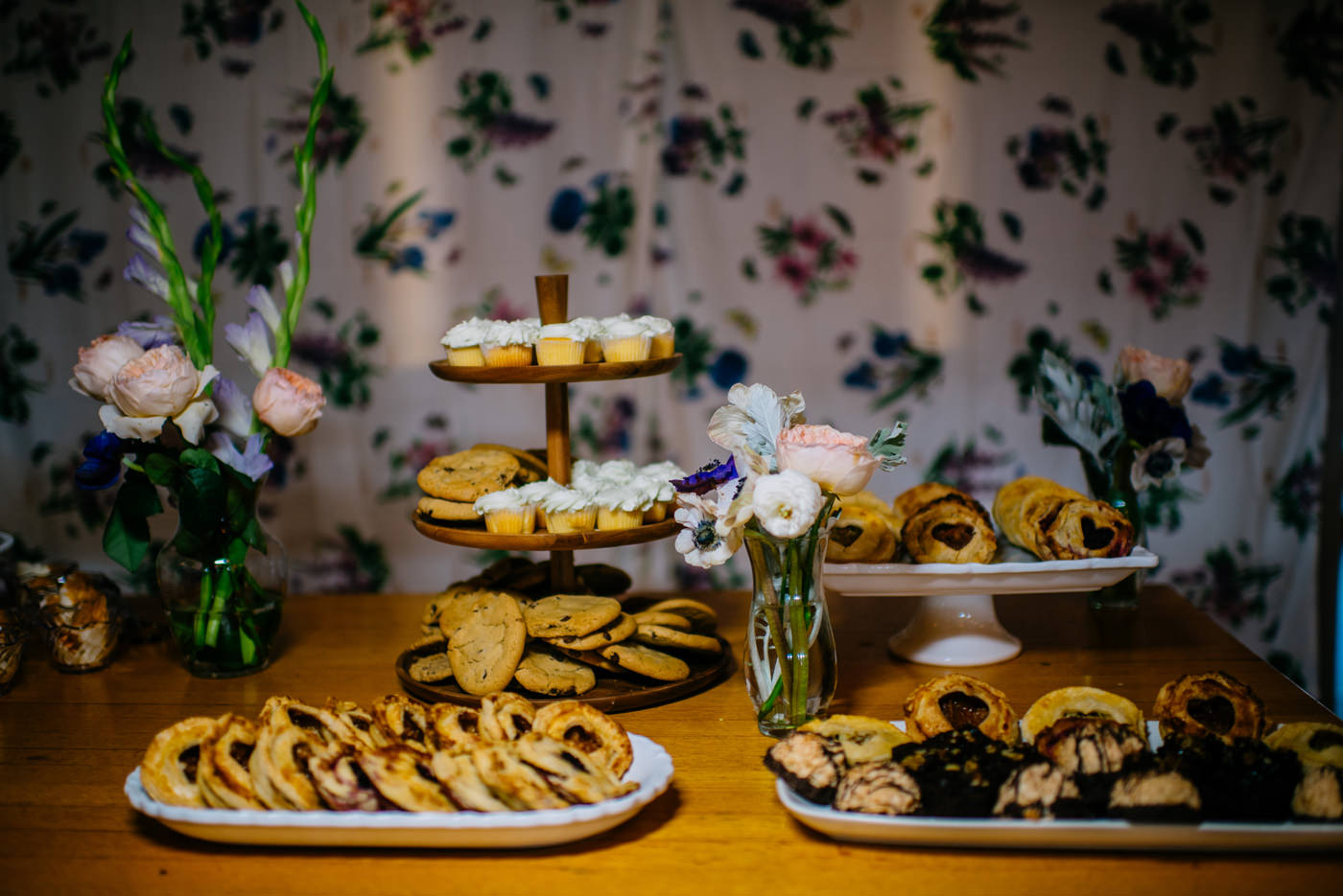 cookie table wedding reception