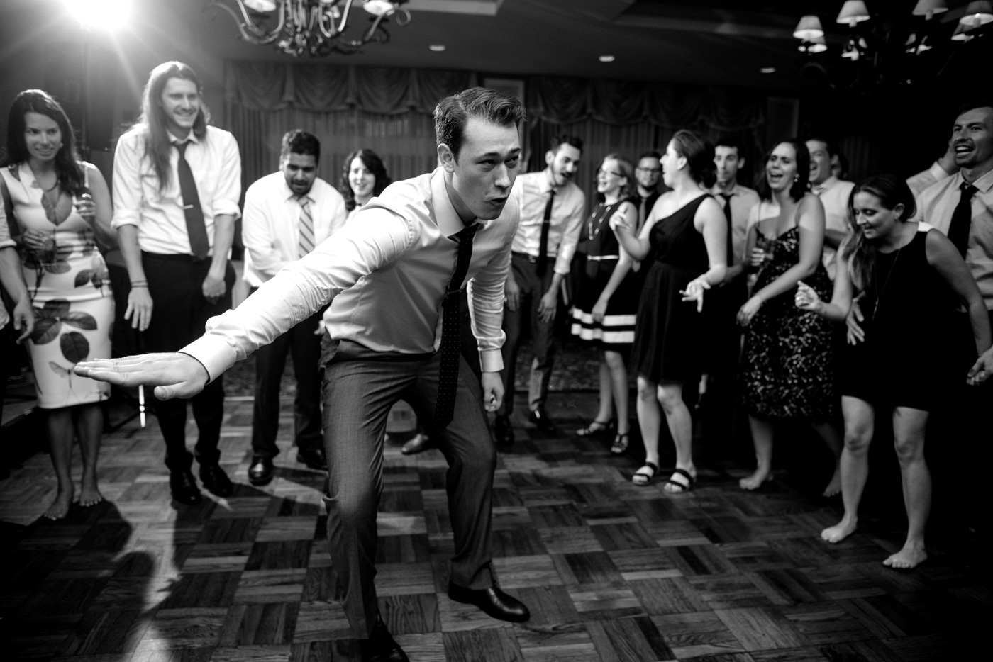 st clair country club wedding reception dancing hotline bling