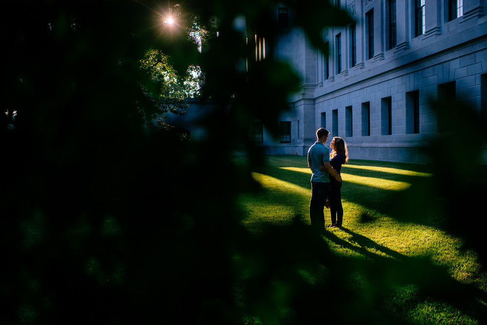 engagement photos at charleston wv capitol complex