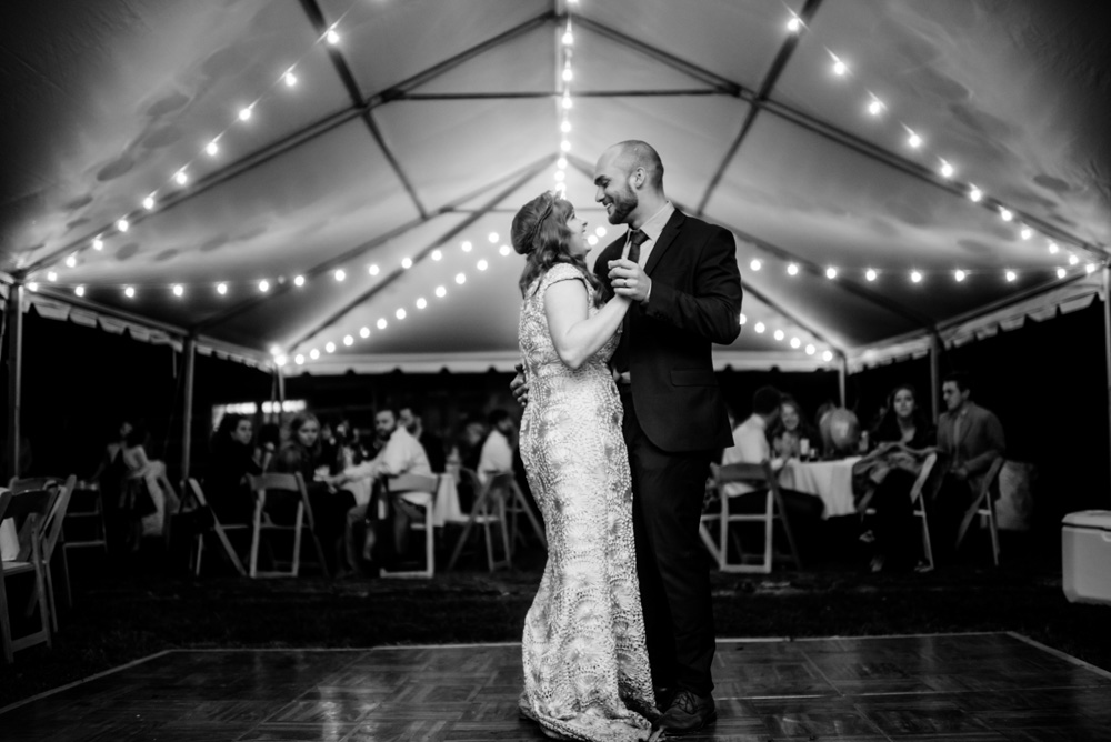 bride and groom first dance benedict haid farm west virginia