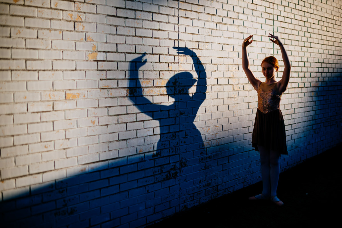 artistic dance portraits silhouette