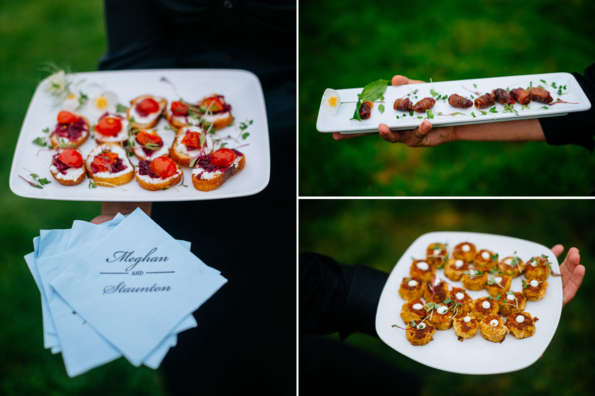 pharsalia virginia wedding cocktail hour food by letoile catering 1
