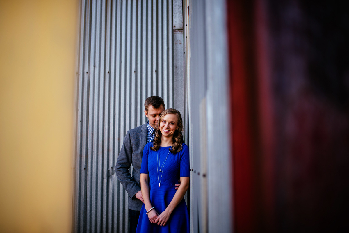 charleston wv engagement with dog warehouse district