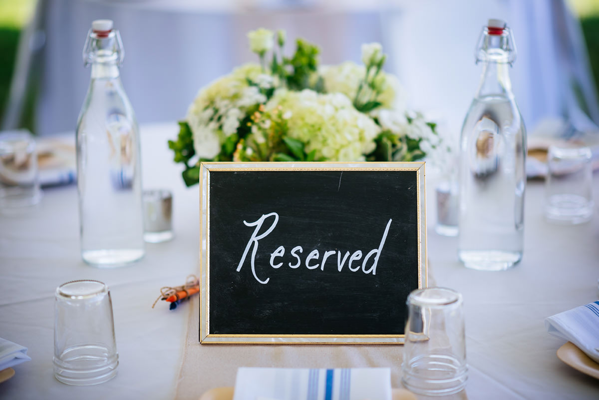 confluence resort wedding tables