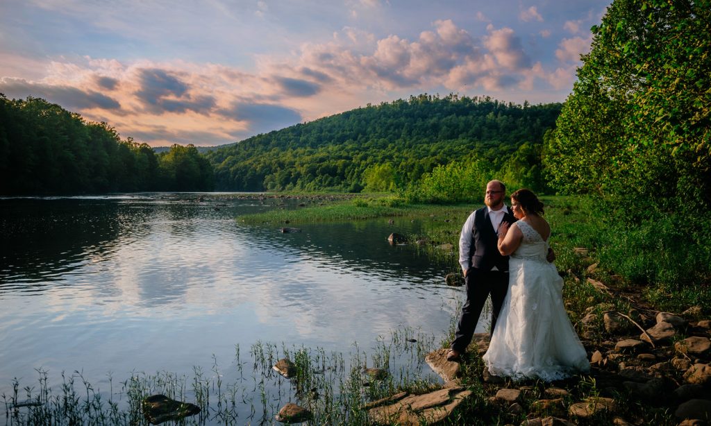 west virginia wedding on the cheat river
