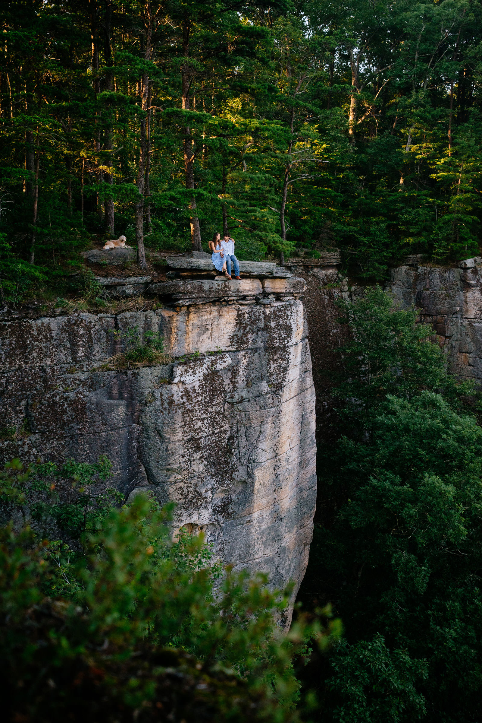 epic engagement photos new river gorge wv
