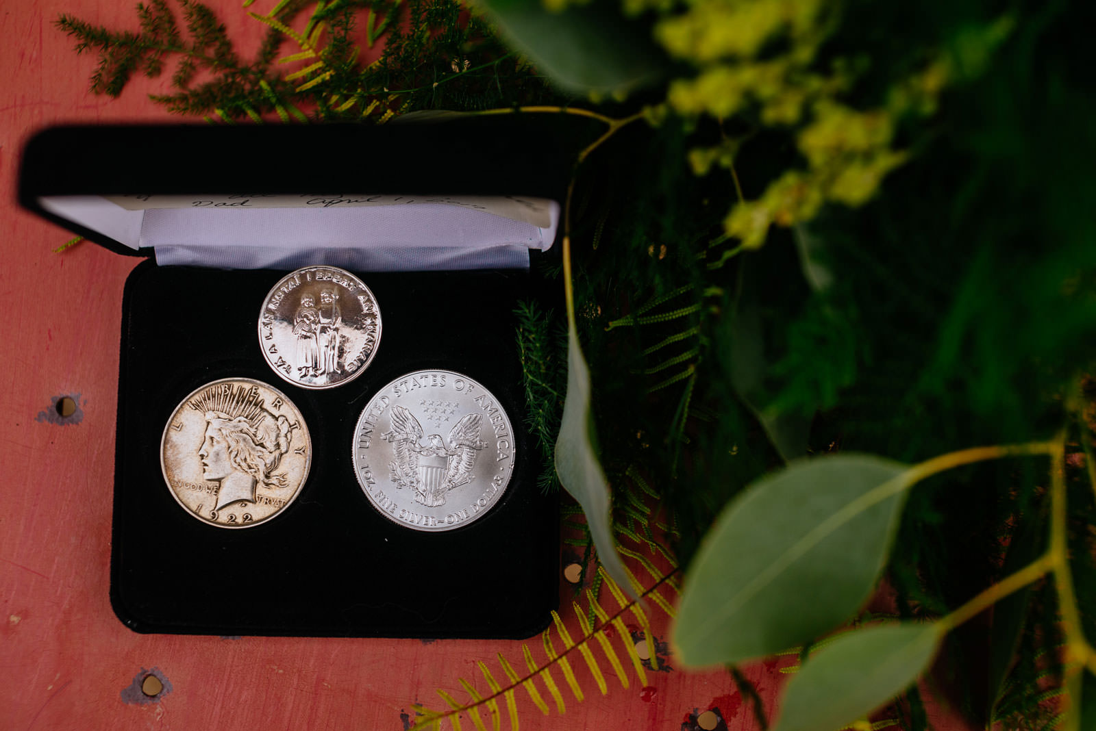 father of bride gift coins