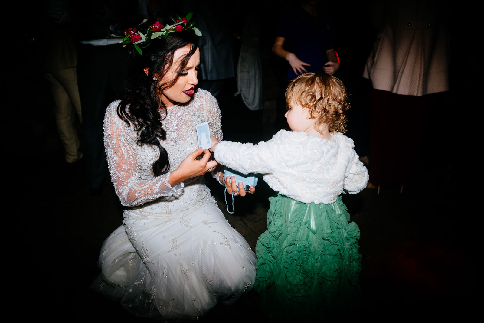 bride dancing with daughter morgantown wv wedding