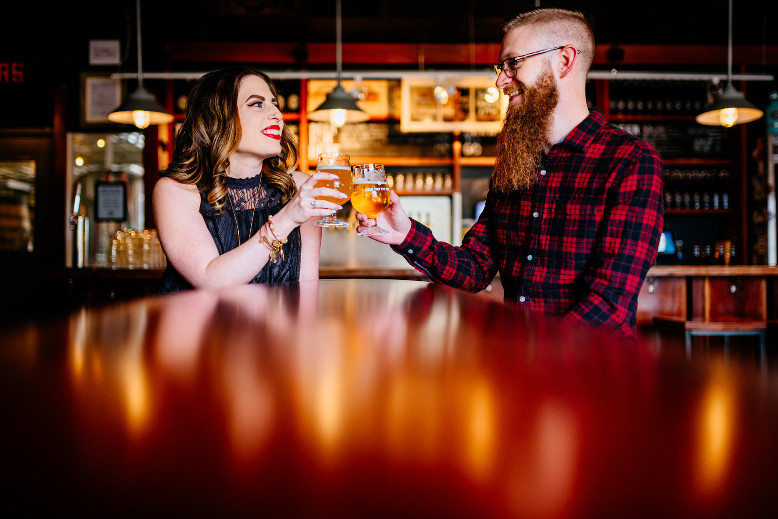 right proper dc brewery engagement session