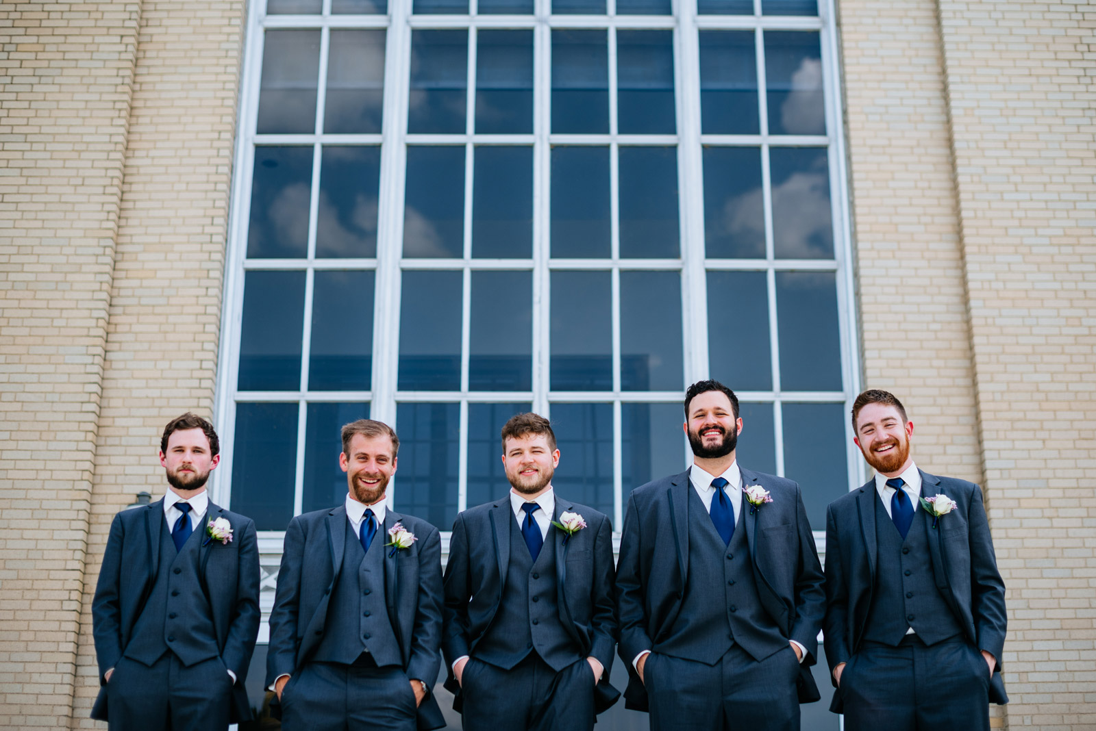 groomsmen at uc university of charleston
