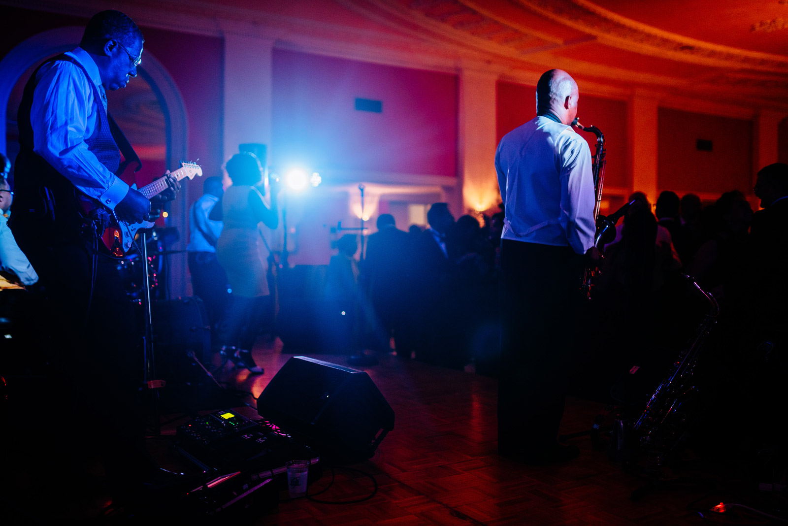 another level band greenbrier resort cameo ballroom wedding reception