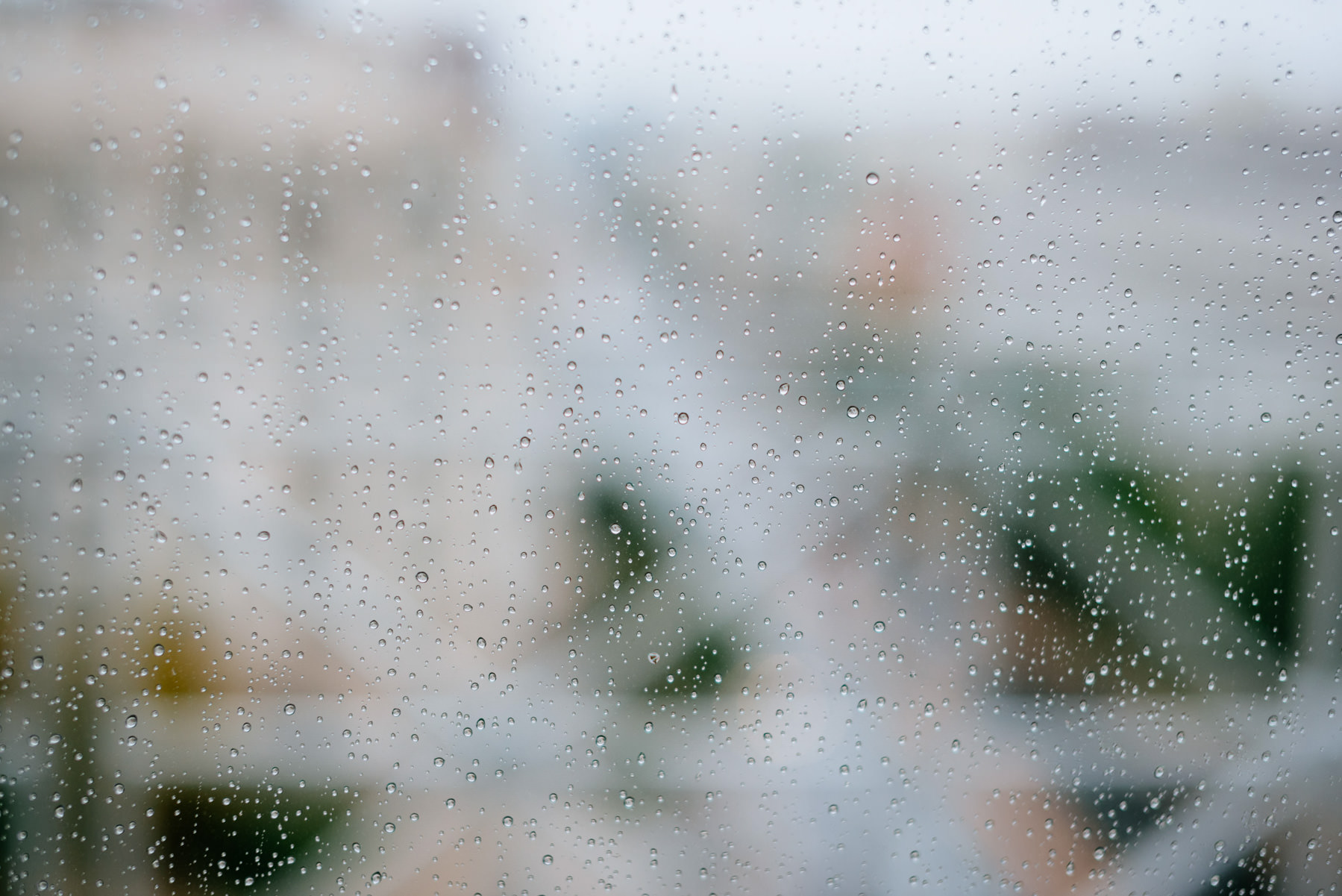 rain on a window pane