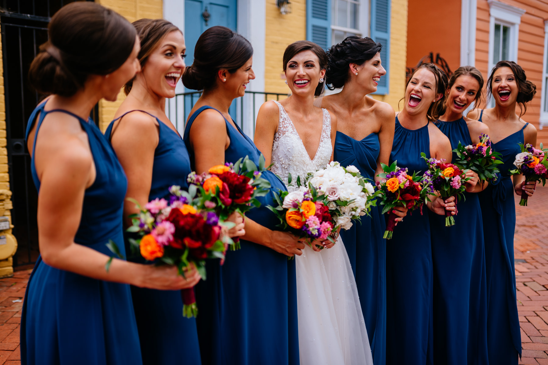 bridal party in georgetown