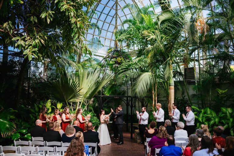 Franklin Park Conservatory Wedding | Lexi & Marcus