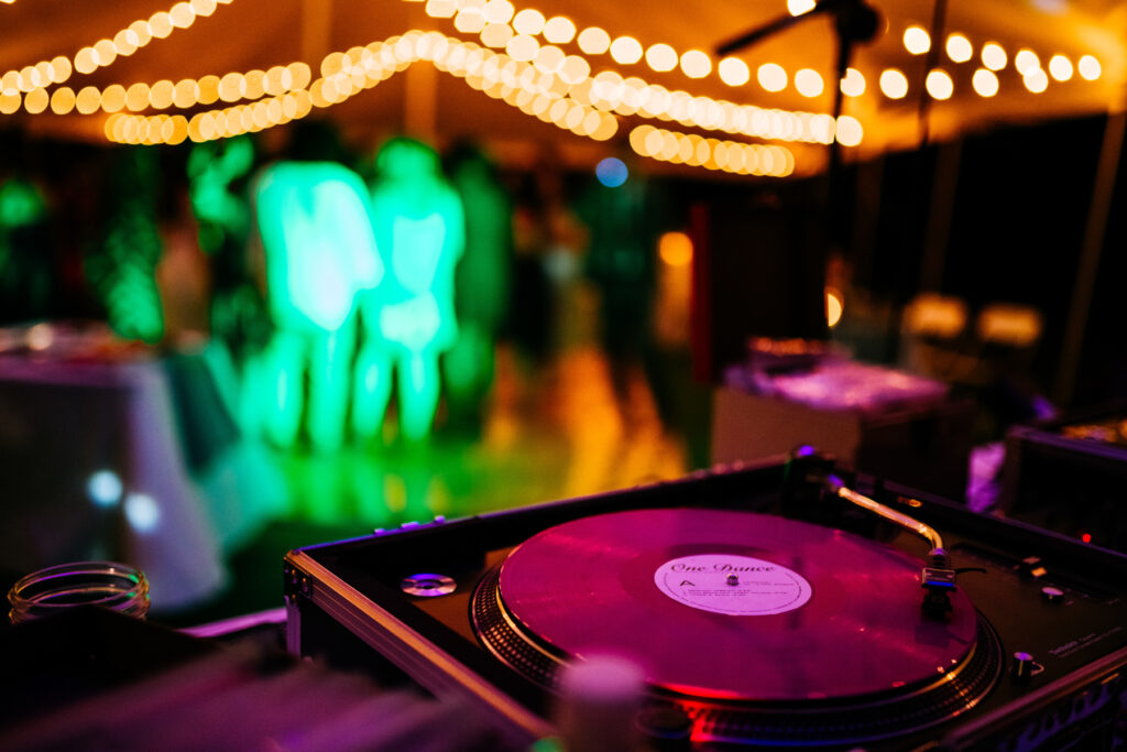 The suite sounds of Vinyl Village keep the party going.