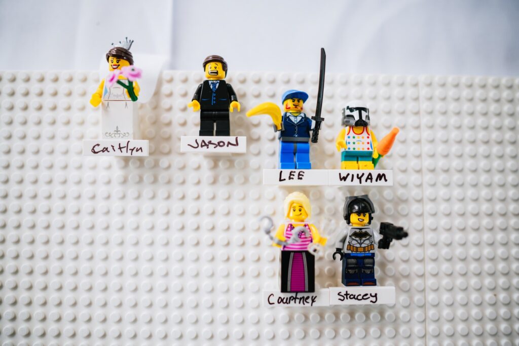 wedding day lego board