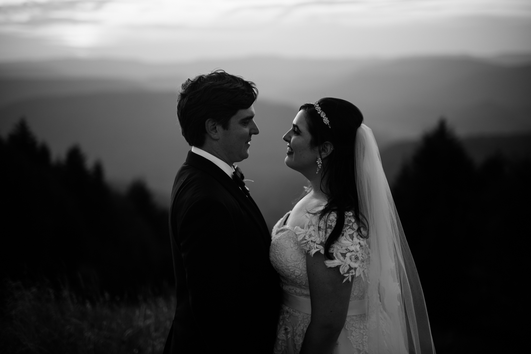 black and white couple 